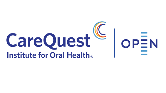 CareQuest OPEN logo with background